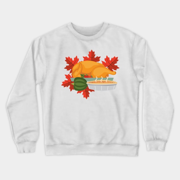 This Turkey is Cooked! Crewneck Sweatshirt by SWON Design